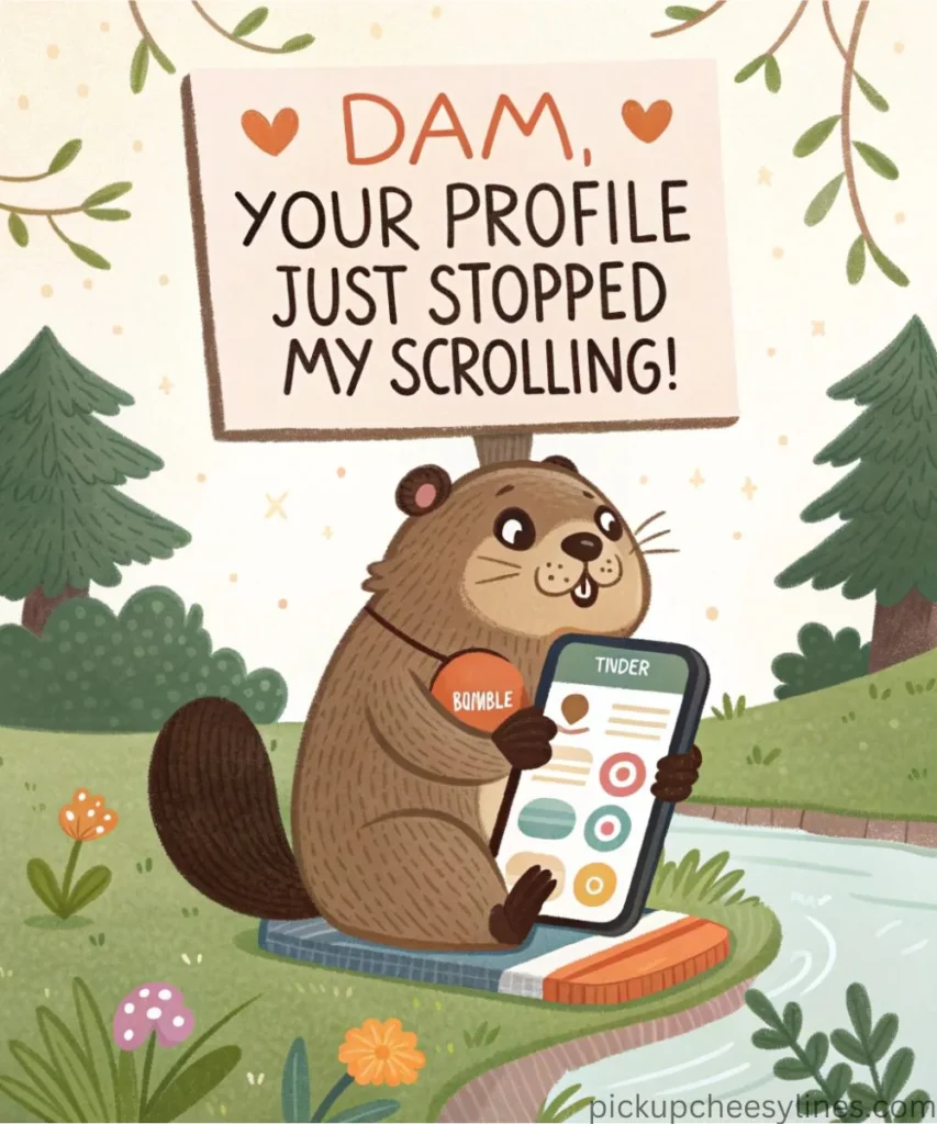beaver-pick-up-lines-for-tinder-and-bumble-📱💕