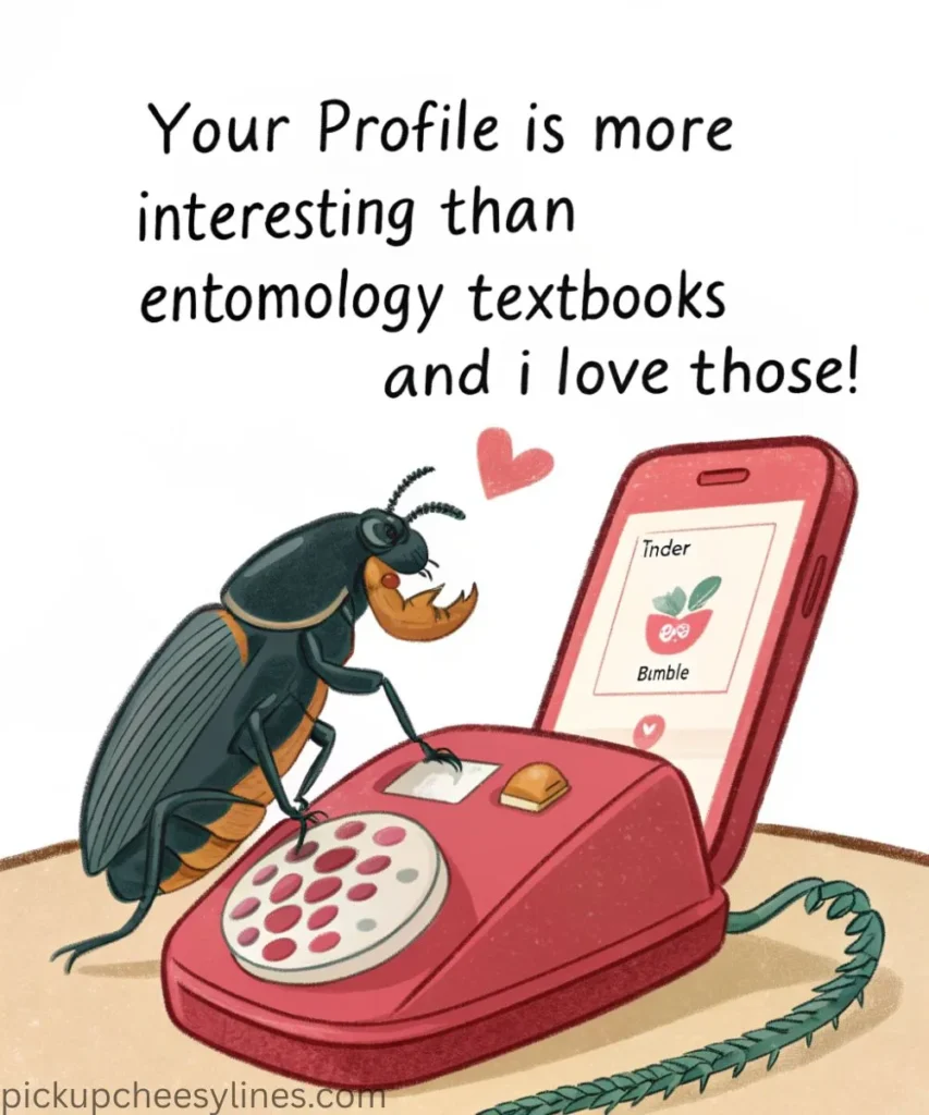 beetle-pickup-lines-for-tinder-and-bumble-📱