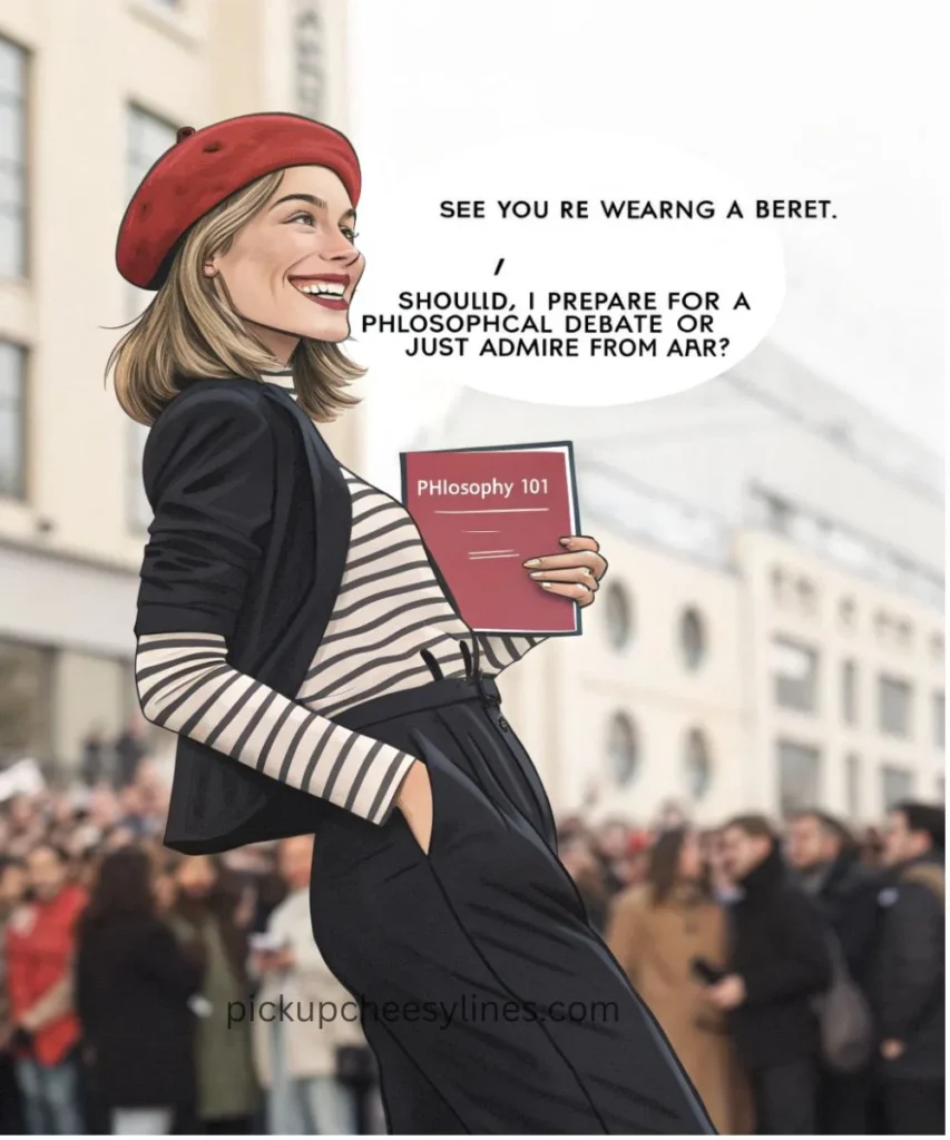 clever-and-witty-beret-pick-up-lines