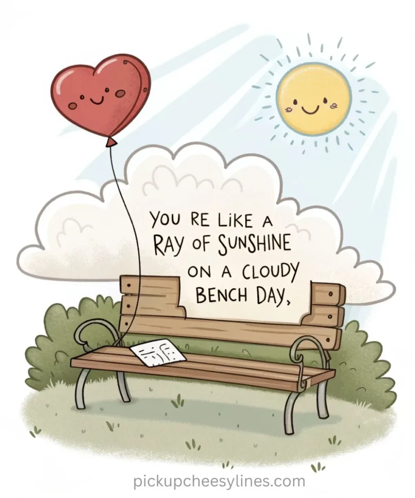 cute-bench-pickup-lines