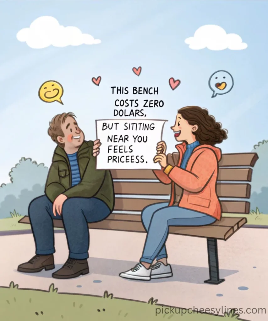 funny-bench-pickup-lines