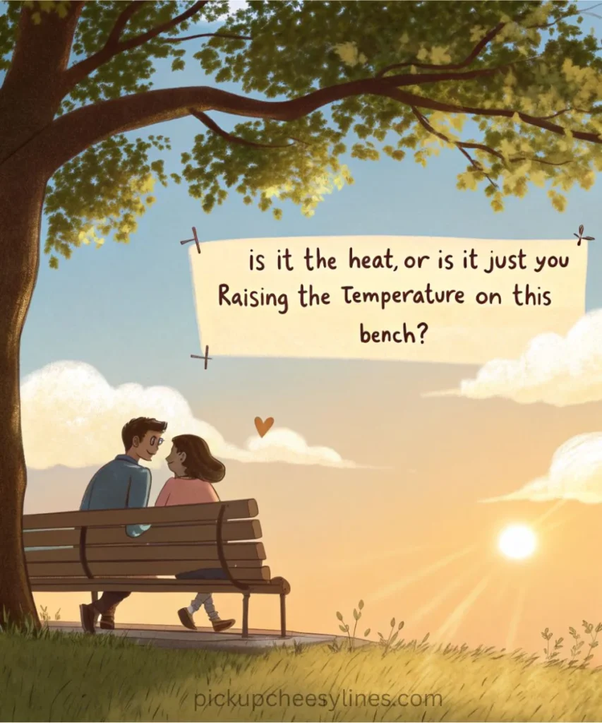 summer-bench-pickup-lines