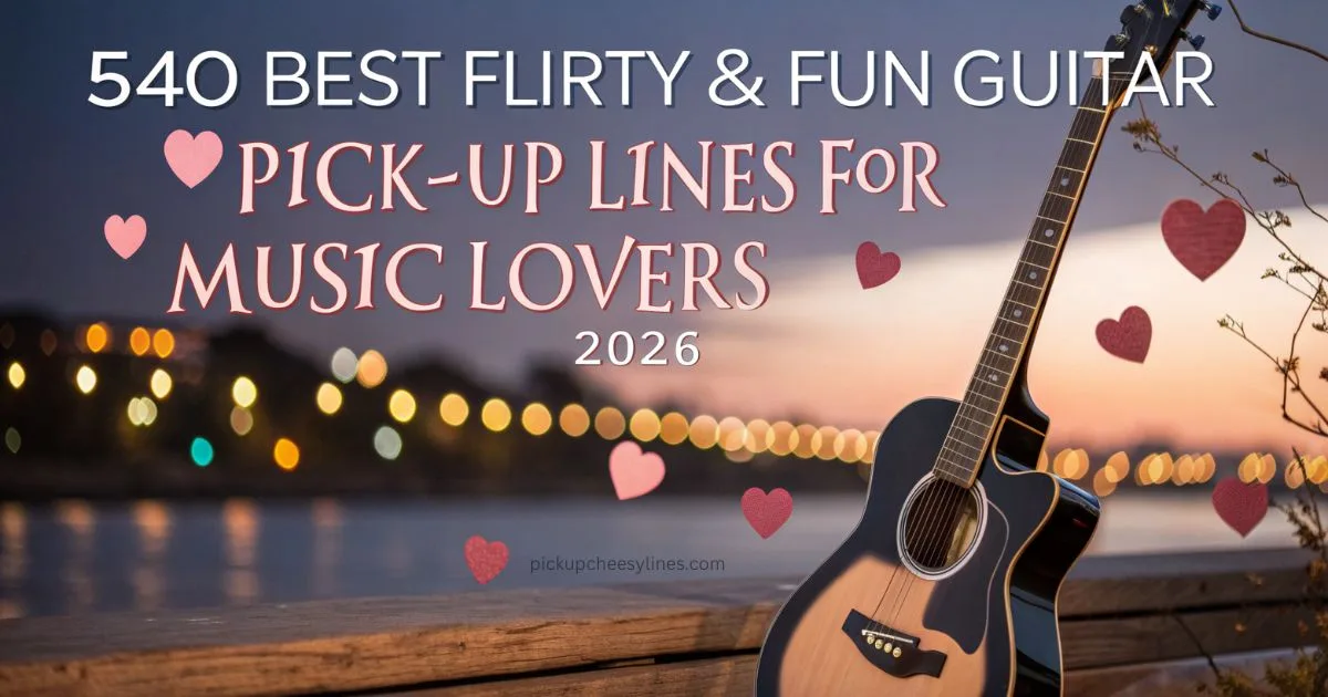 best-guitar-pick-up-lines-music-lovers