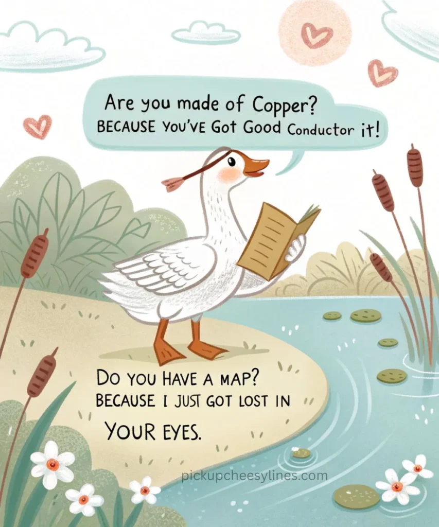 clever-and-witty-goose-pick-up-lines