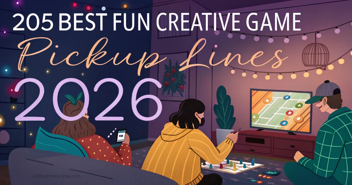 best-creative-game-pickup-lines