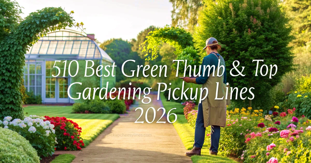 best-gardening-pickup-lines