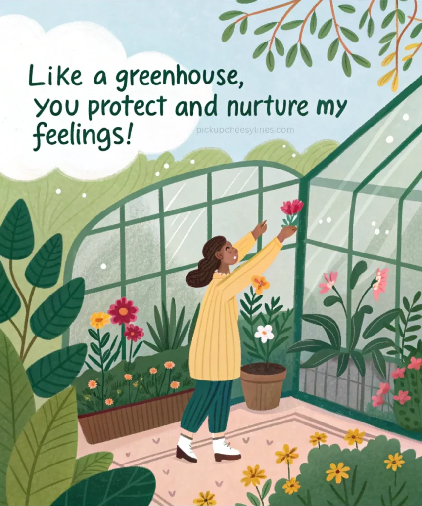 greenhouse-gardening-pickup-lines