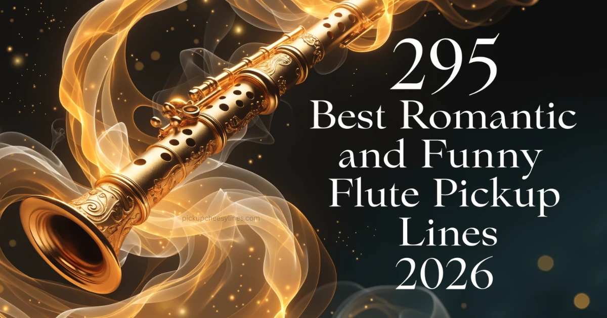 best-romantic-and-funny-flute-pickup-lines