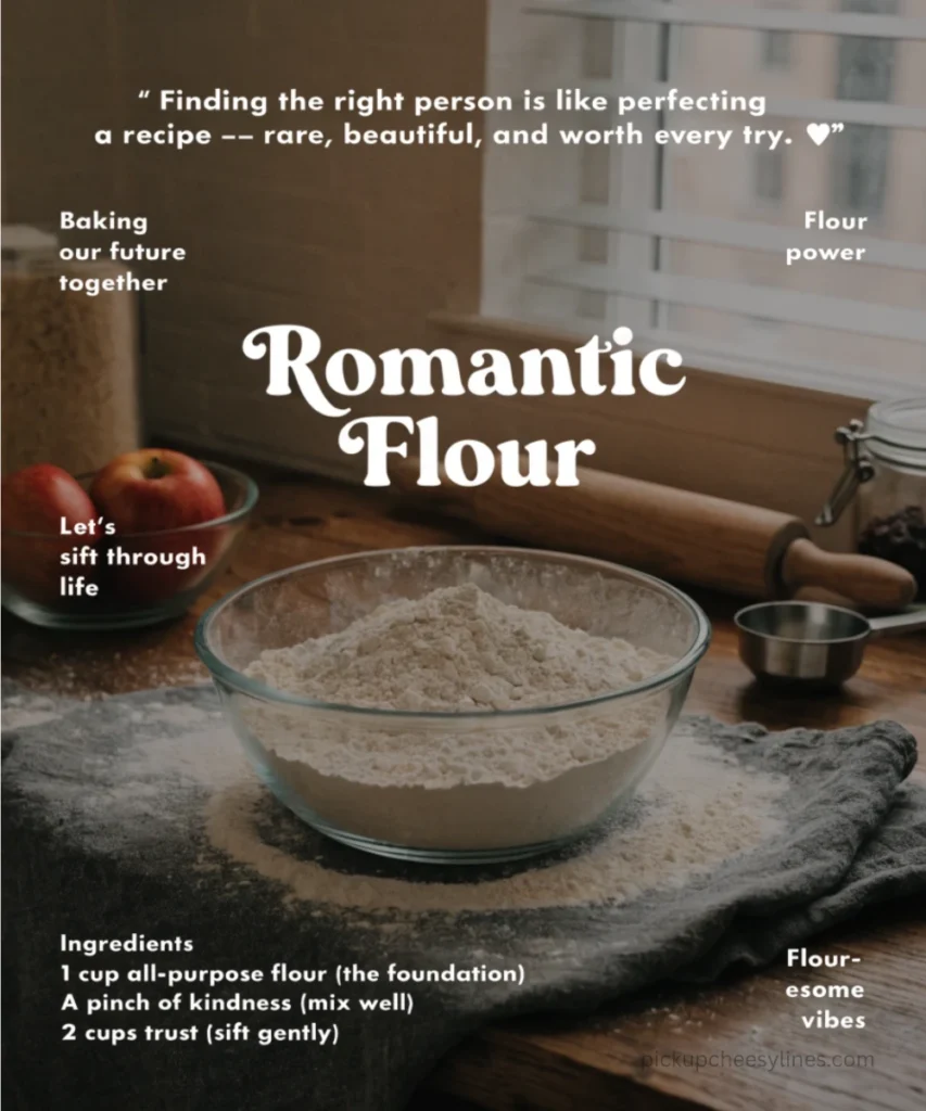 romantic-flour-pickup-lines